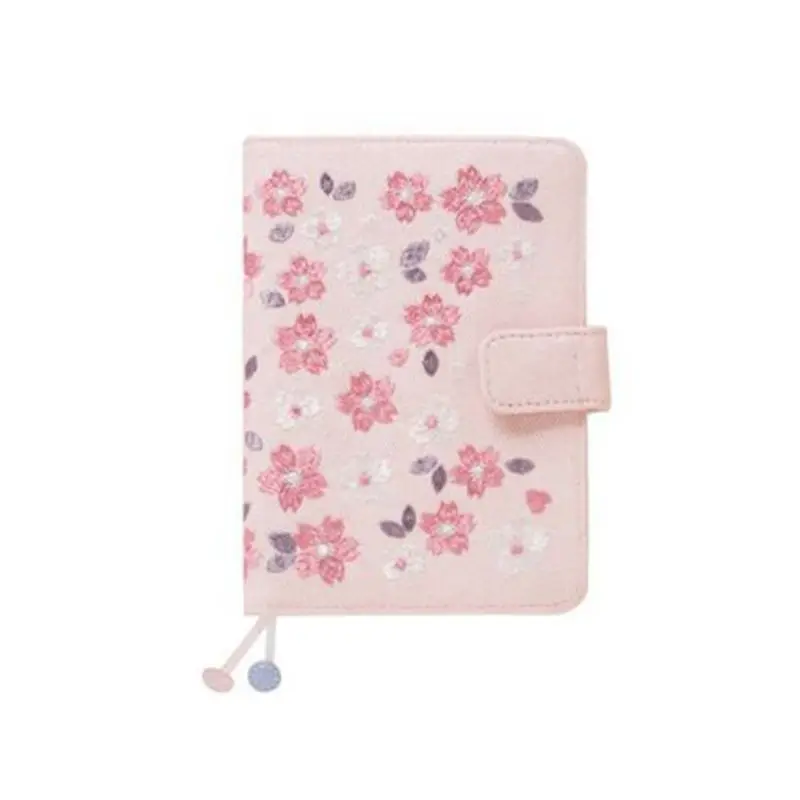1 Notebook Розовый блокнот с вышивкой вишни A6 DIY дневник планировщик дневник блокнот - Цвет: 1 Notebook
