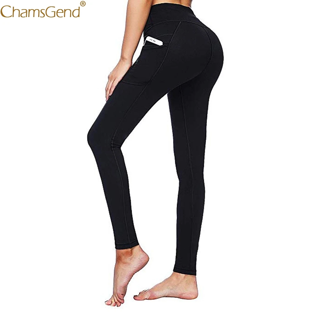 XS XXL штаны для йоги с карманами и высокой талией леггинсы фитнеса тренировочные