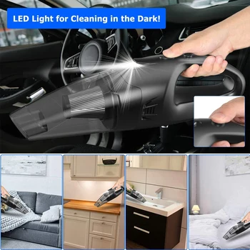 

Handheld Vacuum,Hand Held Vacuum Cordless Rechargeable with Powerful Suction, Lightweight Handheld Vacuum Cordless for Home/Car,