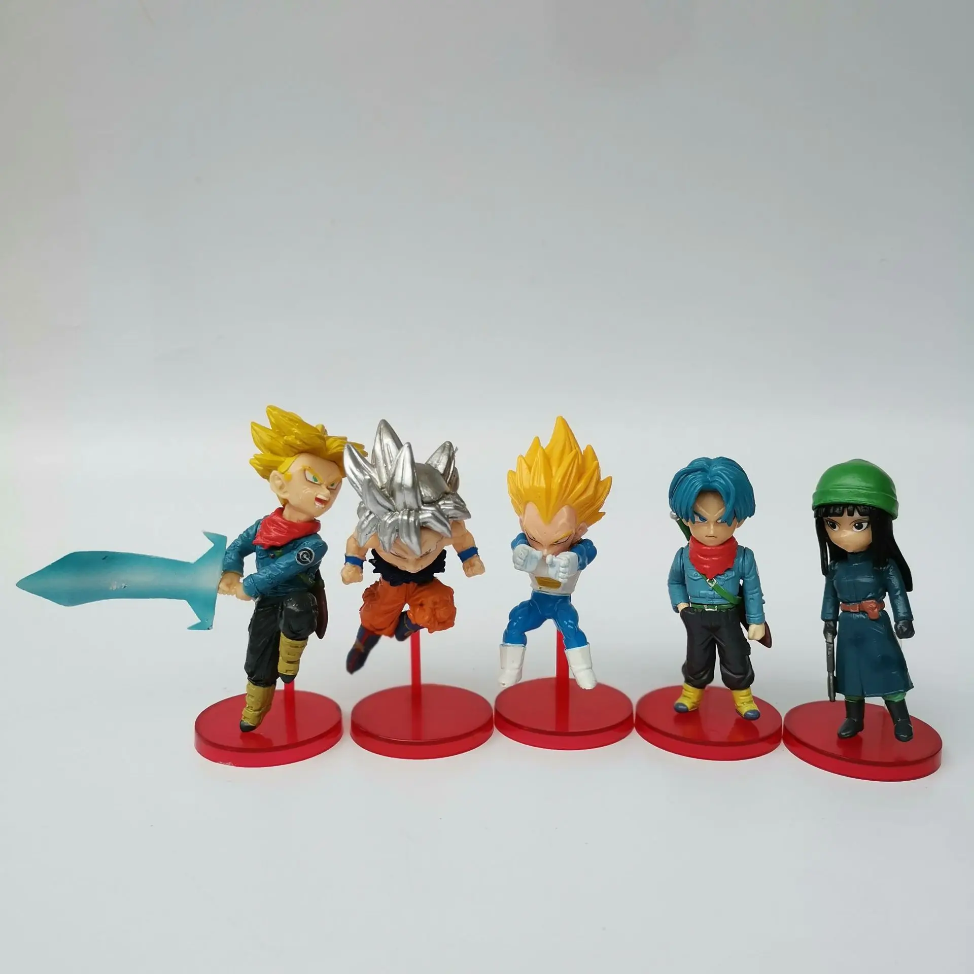 Dragon Ball Super WCF DWC Goku Gohan Bulma Krillin Kaio Pilaf Shu Mai ПВХ Фигурки игрушки 19 шт/случайные поставки