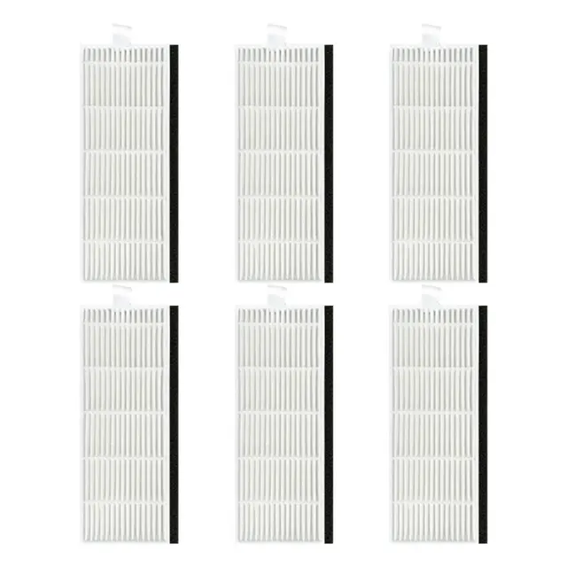 iLife A40 A4S Polaris PVCR 0826 0726W Amibot Spirit ICE H2O Smart Robot Gutrend Style 220 Main Side Brush Hepa Filter Mops Parts 6 pcs HEPA
