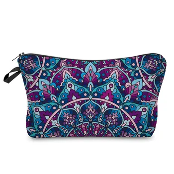 

Mandala print Makeup-bags Sanitary Napkin Bag Coin Purse Credit Card Sanitary Pad Cosmetics Organizer Storage Bags Women Walle