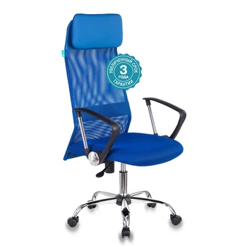 

Executive Chair bureaucrat kb-6n, on wheels, mesh, (kb-6n/SL/bl/tw-10)