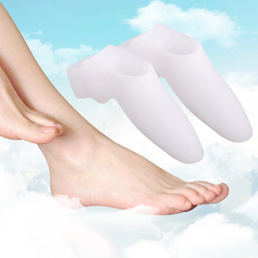Silicone Big Toe Hallux Valgus Correctors Separators Bunion Relief Straightener Spreader Foot Care Tool