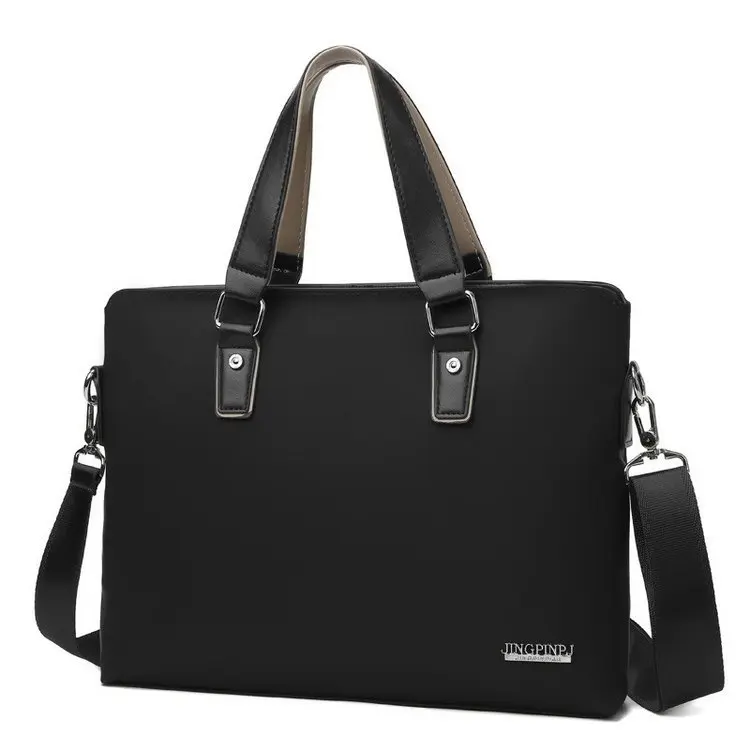 

Backpack Hugh Briefcase Men's Canvas Briefcase Men Shoulder Bag Free Fashion Computer Bag Oxford Cloth Handbag Men's