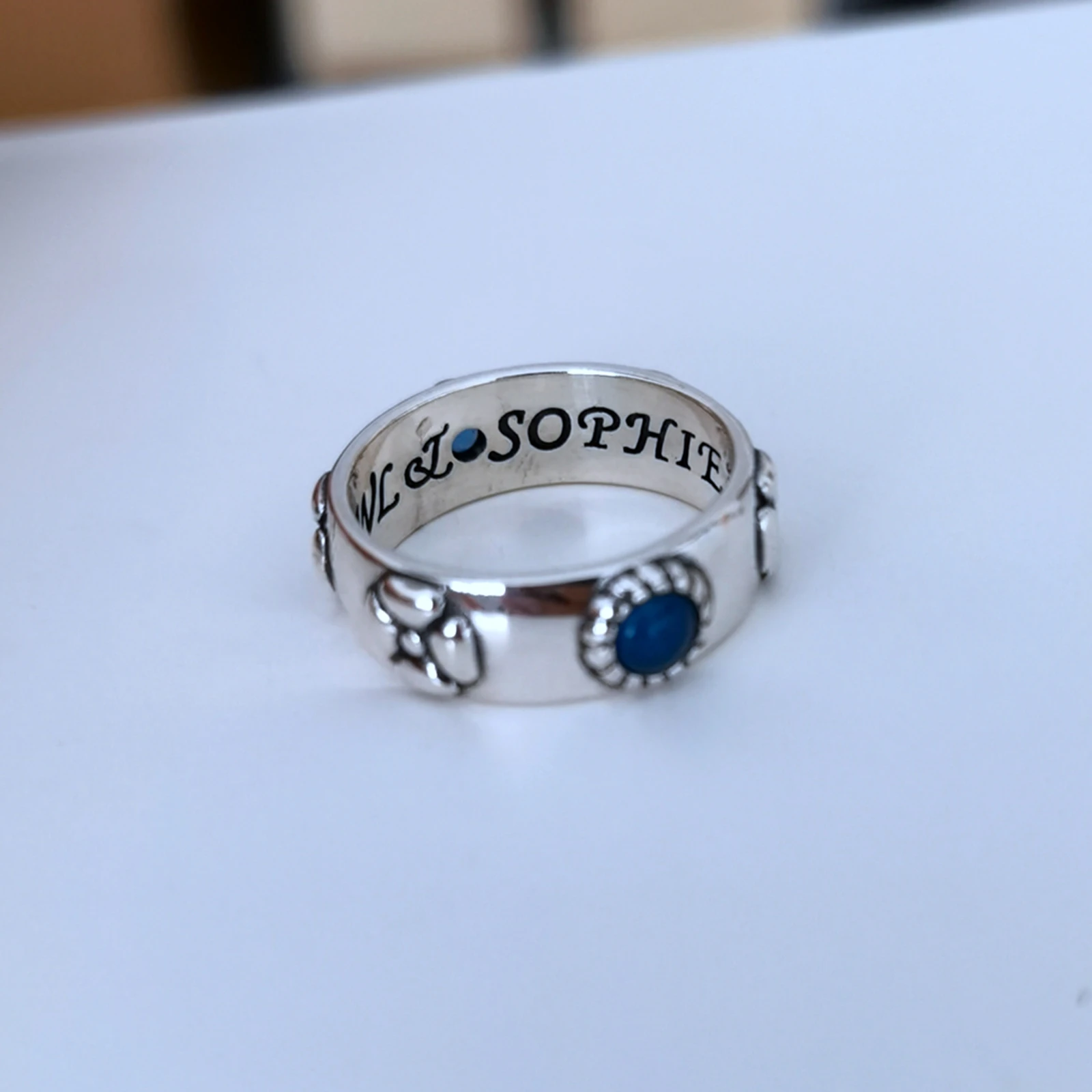 My boyfriend and I got the matching rings from Howl and Sophie