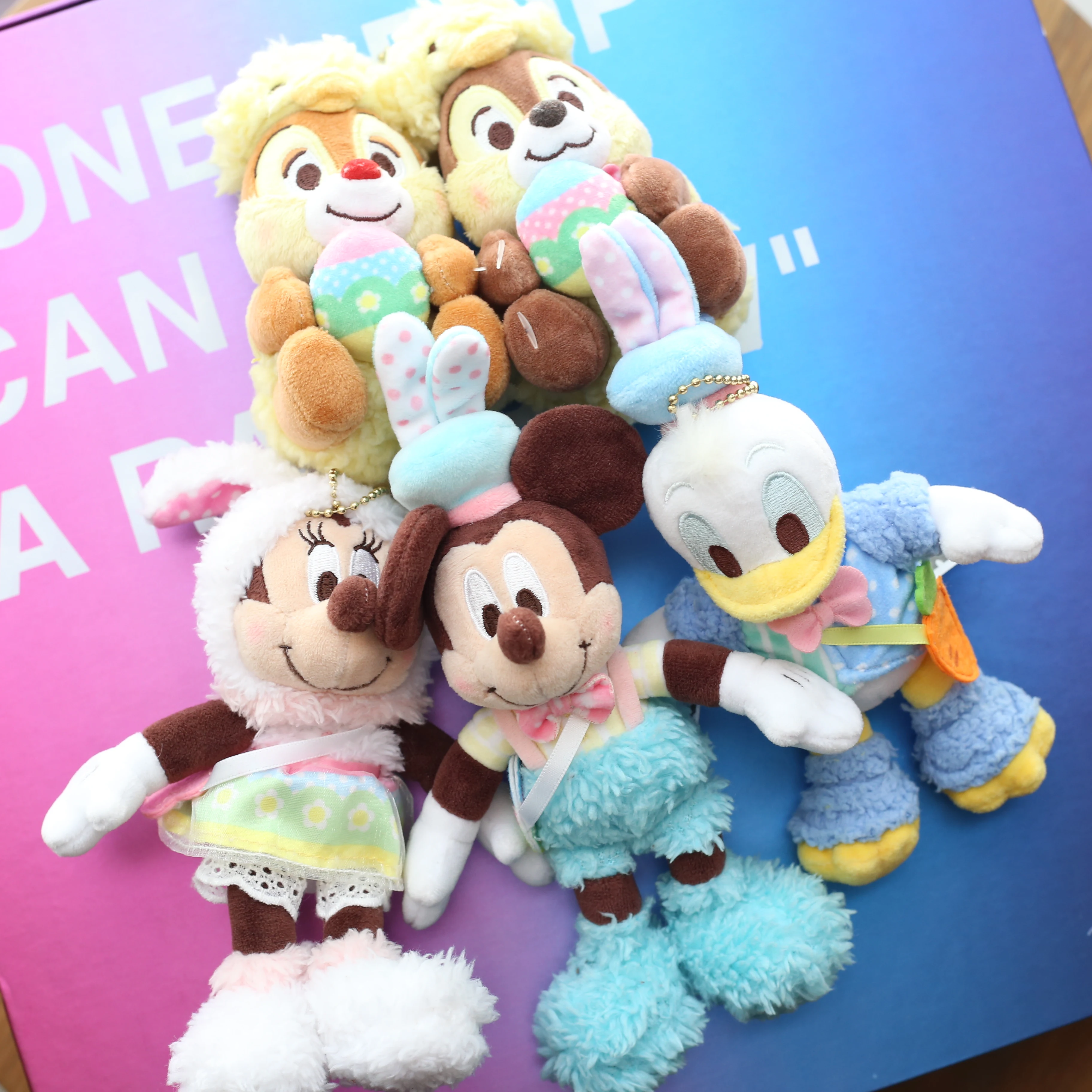 Disney Mickey Chip Dale Halloween Anime Plush Keychain Cartoon Stuffed Doll chain Toy Pendant Ornament Birthday Gifts New | Игрушки и