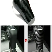 Carbon Fiber Gear Shift Knob Cover for Mercedes-Benz W204 W212 a C E G GLS Class