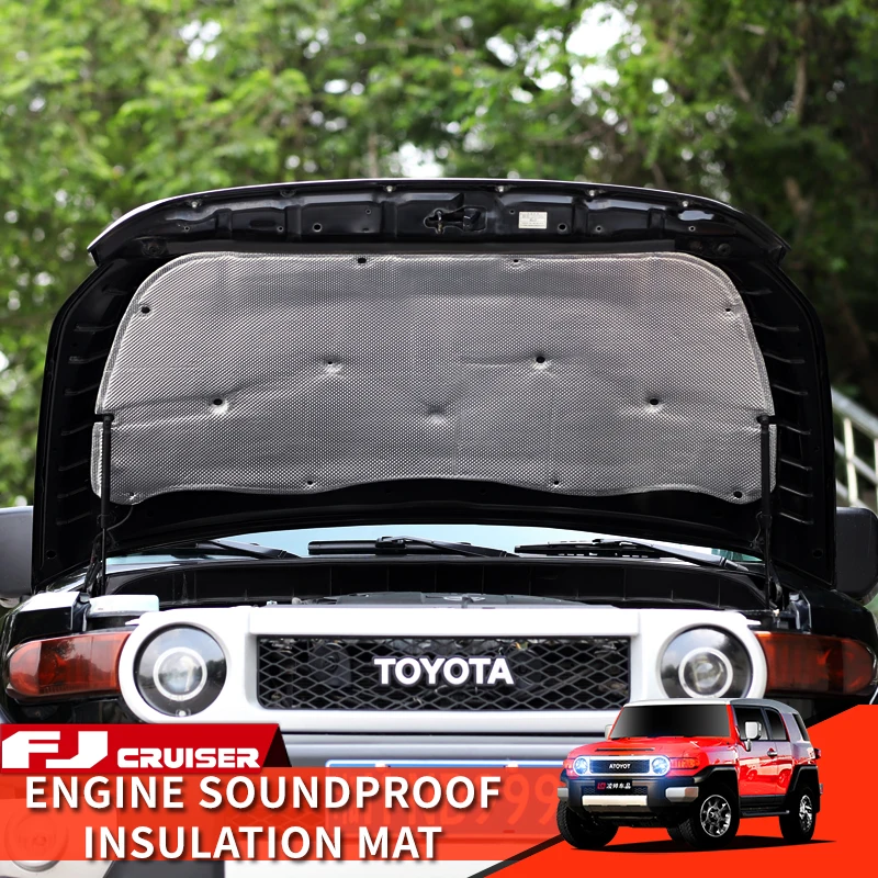 06-21 Year Toyota FJ Cruiser Accessories Modification Hood Aluminum Foil  Insulation Heat Shield Sound Thermal Protection Pad - AliExpress