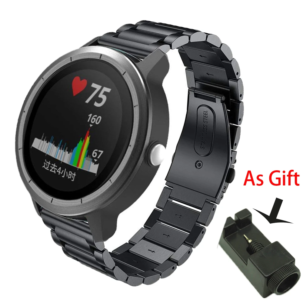 garmin vivoactive 3 metal band