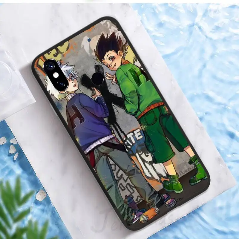 HUNTER×HUNTER Killua Zoldyck Phone Case For Xiaomi Redmi 7 8 9t a3 9se k20 mi8 max3 lite 9 note 9s 10 pro xiaomi leather case cosmos blue Cases For Xiaomi