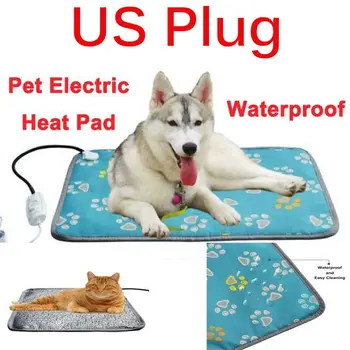 

110V Pet Electric Heat Pad Heater Mat Warming Blanket Heating Dog Cat Warmer Bed