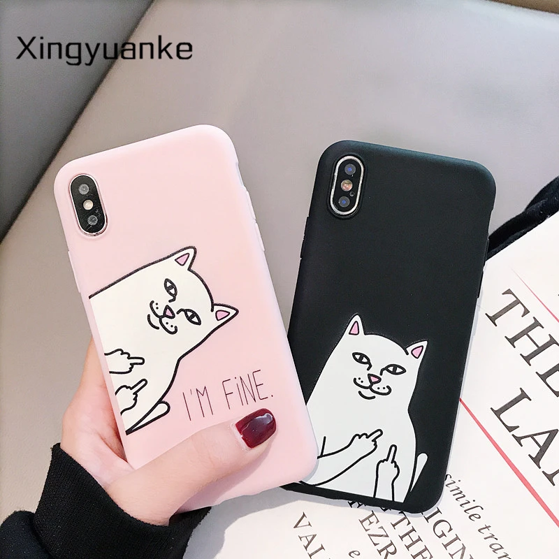 For Huawei P8 P9 P10 P20 Lite Plus P30 P40 Pro 2017 P Smart 2019 Z Funny Cat Silicone Case For Huawei Mate 10 20 Lite Cover|Fitted Cases| - AliExpress