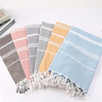 

полотенце махровое Beach Towel Fashion Creative Turkish 100% Cotton Bath Beach Spa Sauna Yoga Fringed Jacquard Comfortable Towel