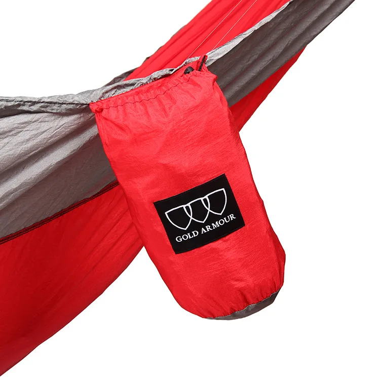 

Outdoor Supplies Customizable Hammock Outdoor Double Single Person Parachute Cloth Portable Storage Camping Casual Swing
