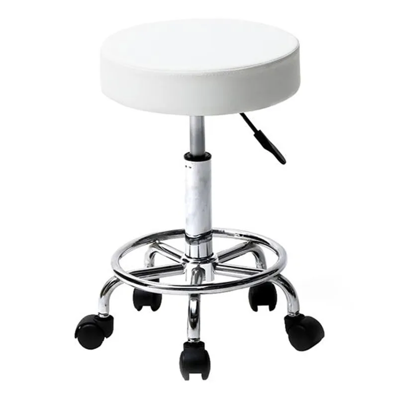 

Round Stool Ha Ha Feet Rotation Bar Stool White