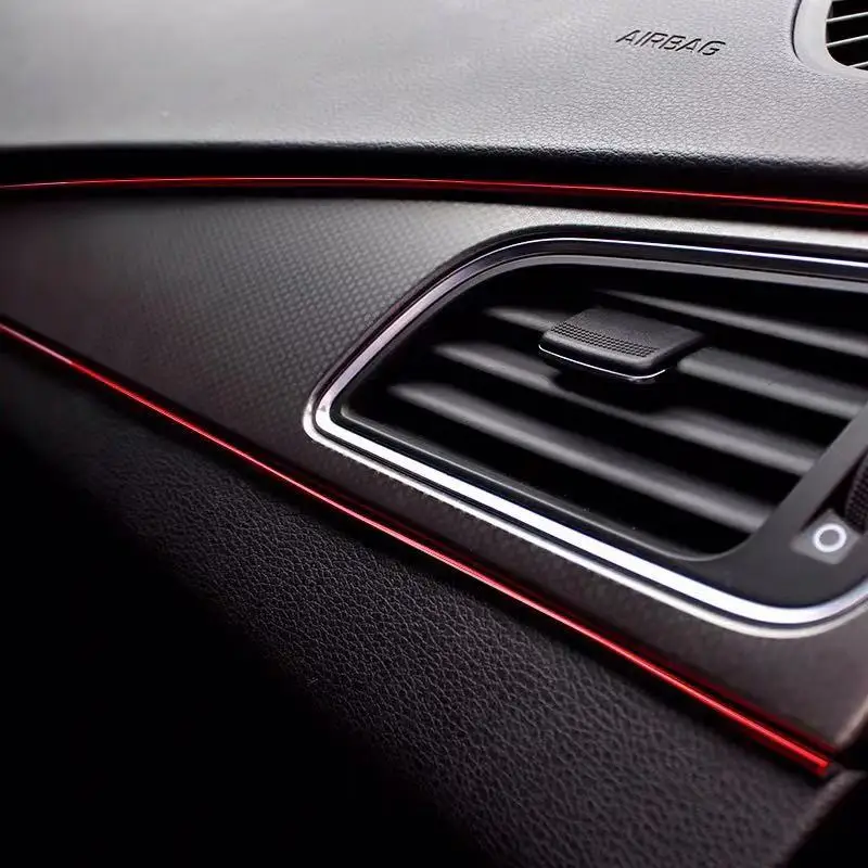 Автомобильный Центральный дверной декор лента для приборной панели Ford Focus 2 1 Fiesta
