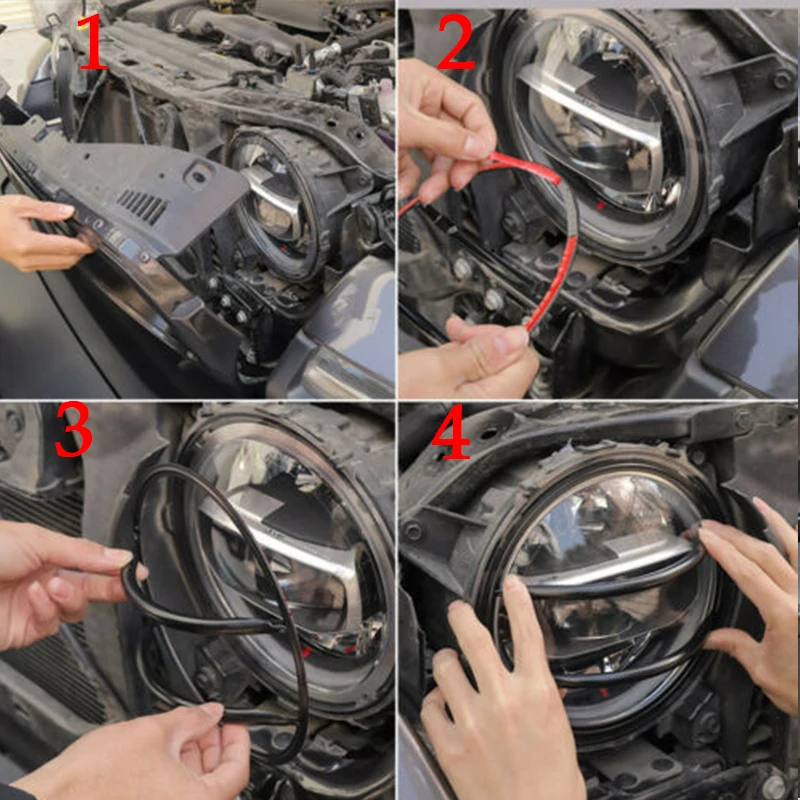 Передняя фара Защитная Крышка Накладка для Jeep Wrangler JL
