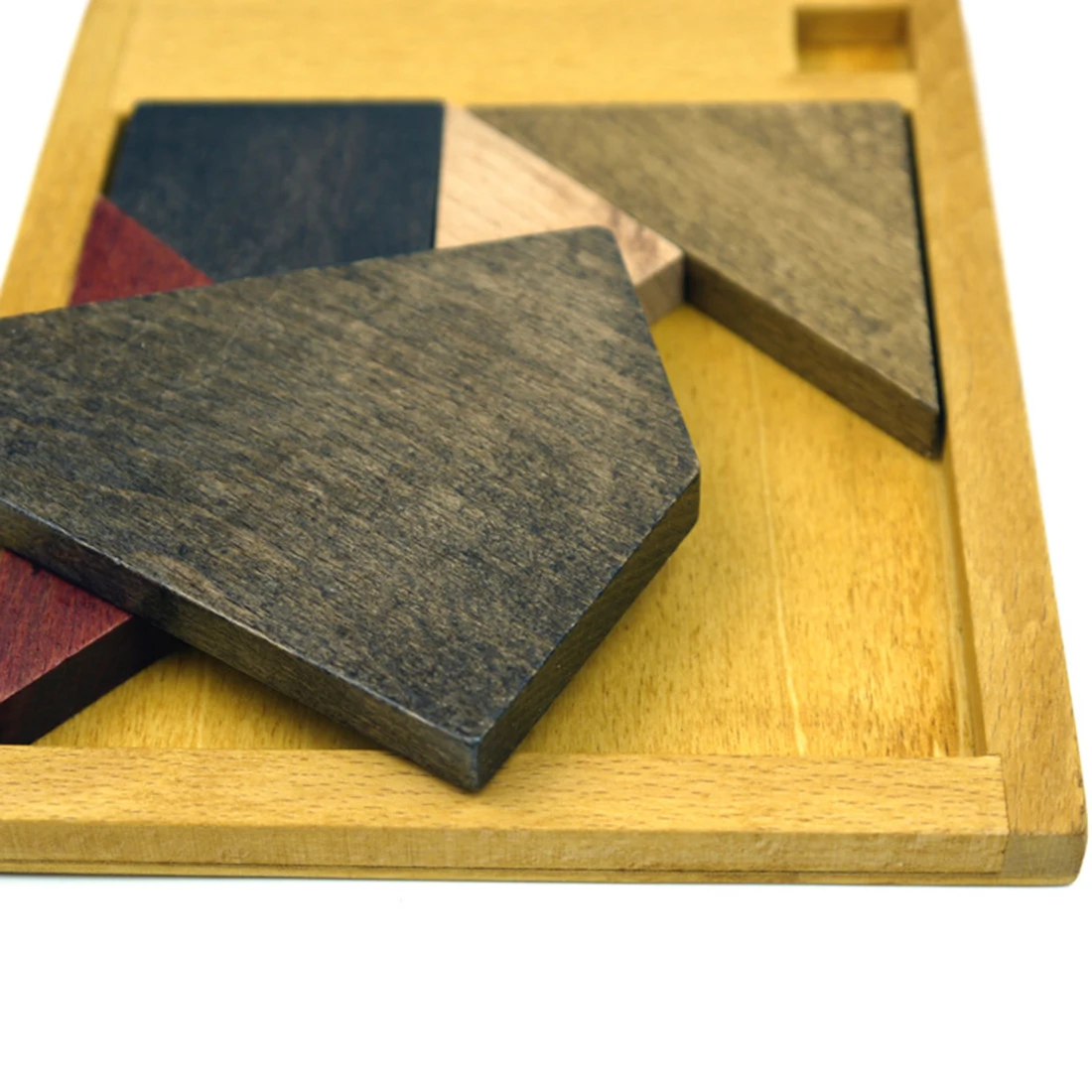 Три типа Tangram 6-Piece игра деревянная головоломка магический мозговой тизер Развивающая игра для взрослых играя Braining тренировочные комплекты