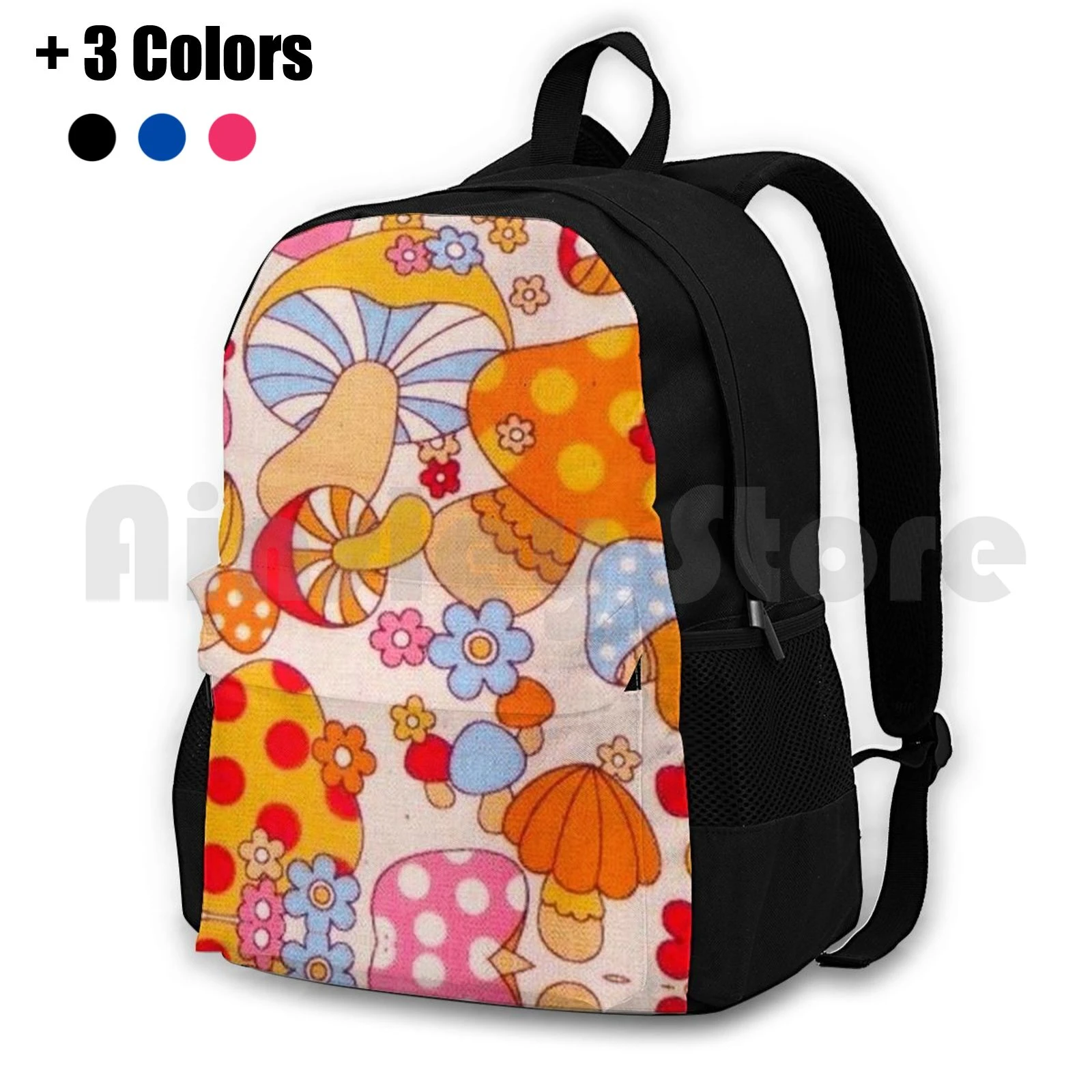 Y2K Indie mushrots mochila de senderismo para exteriores, impermeable, para acampar, viajar, Y2K, 2000S, 90S, rosa, Retro, divertida, 80S, Vintage, Vsco|Mochilas| - AliExpress