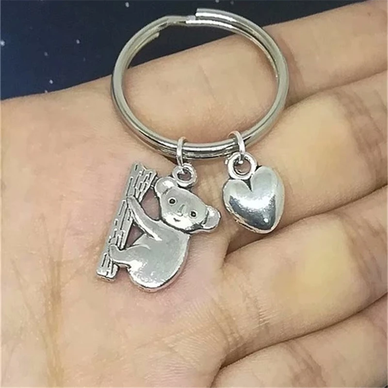 Koala Bear Ring/Portachiavi/Zipper Pull - Koala Gift - Koala Lover-Regalo Austriaco-Regalo Aussie
