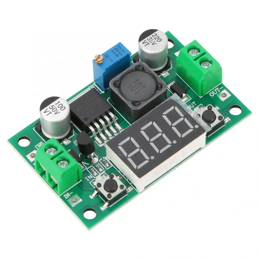 LM2596S высокомощный понижающий модуль dc-dc Регулируемый регулятор напряжения цифровой дисплей 0~ 40 в Регулируемый регулятор напряжения