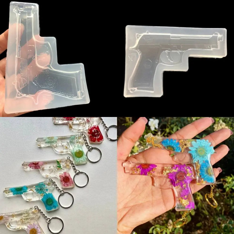 Популярные пистолет-форма для литья под давлением DIY силиконовая форма