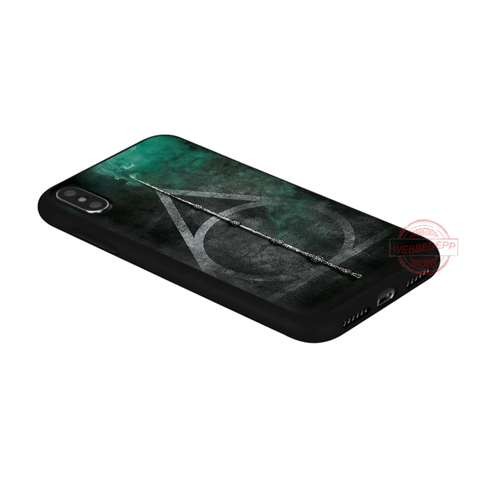 WEBBEDEPP Deathly Hallows логотип мягкий Силиконовый ТПУ чехол для телефона для iPhone 5 6 7 8 Plus X XS XR XS Max 11proMax