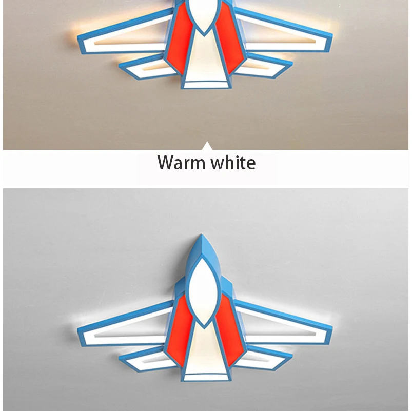 Современный светодиодный светильник для люстры детский синий светильник s для спальни детская комната Детский Домашний Светильник ing AC85-265V люстра-аэроплан лампа