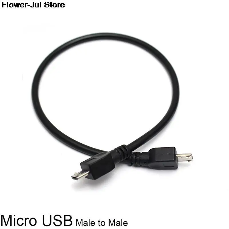 1pc 25cm Micro USB Male To 5Pin Converter OTG Adapter Data Cable Black Color | Электроника