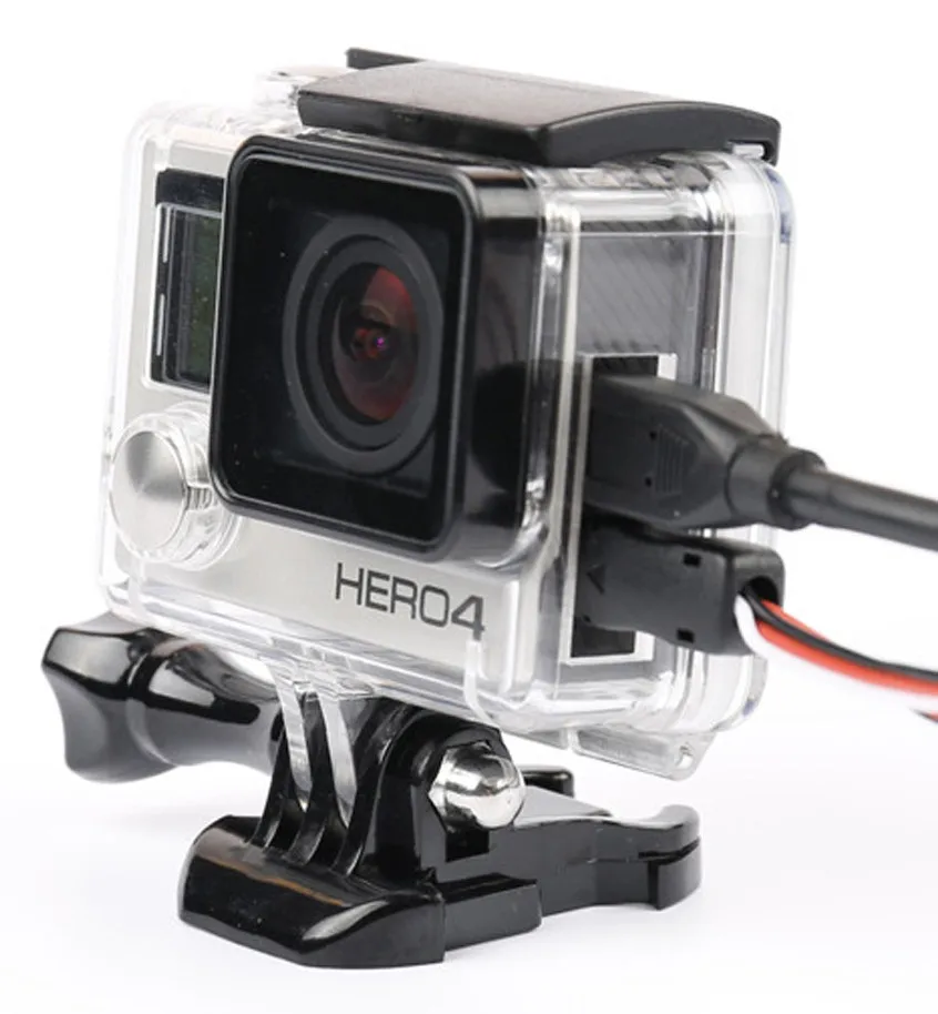 Боковой Открытый водонепроницаемый корпус защитный чехол скелет для GoPro Hero 4/3