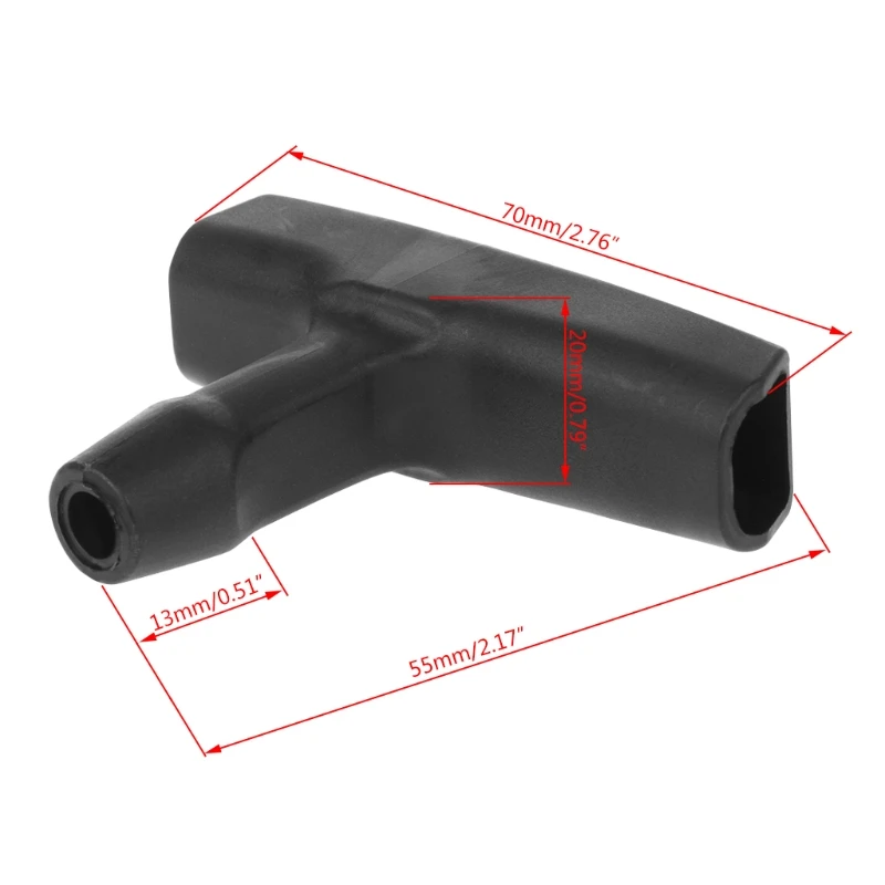 New Strimmer Recoil Pull Starter Handle Fits Max.4mm Diameter Cord Lawn Mower Parts