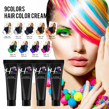 

Color disposable hair coloring does not hurt hair coloring agent 9 colors optional highlight hair coloring cream