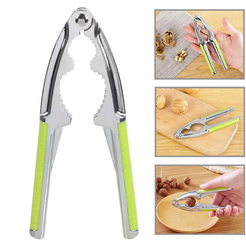 Multifunction Nut Sheller Walnut Stainless Steel Nutcracker Kitchen