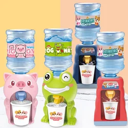 Mini distributeur d'eau pour enfants, jus de lait, sortie de bouteille, fontaine à boire, Simulation d'animaux mignons, jouets de cuisine, ensemble de cadeaux pour filles 