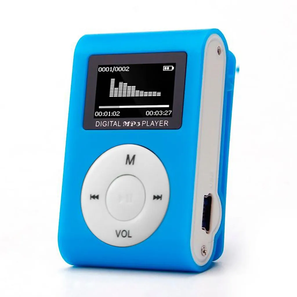 Mini MP3 player USB Clip Music Players LCD Screen Support 32GB Micro SD TF Card Sports Music Player Fashion Walkman In Stock 