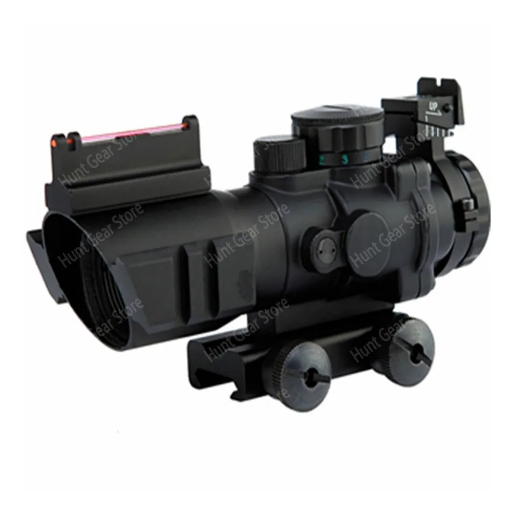 Тактический прицел 4x32 Acog прицел 20 мм ласточкин хвост рефлекторная оптика для охоты