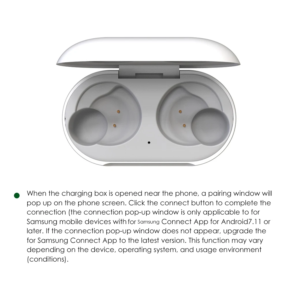 Сменная зарядная коробка для наушников Samsung чехол подставка Galaxy Buds + SM R175/170