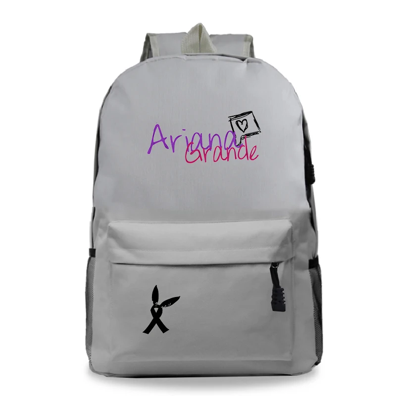 Розовый рюкзак Ariana Grande Mochila Feminina, женский рюкзак, школьные сумки для подростков, мужской рюкзак для ноутбука, Детский рюкзак для путешествий - Цвет: 1