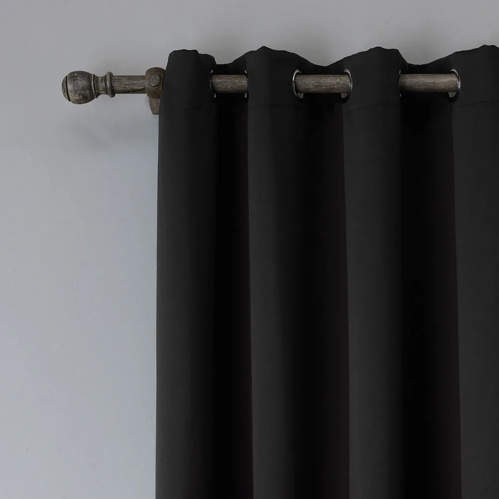 Lychee современные затемненные занавески s для обработки окон, черный цвет, занавески s для гостиной, спальни, занавески на окна, драпировка