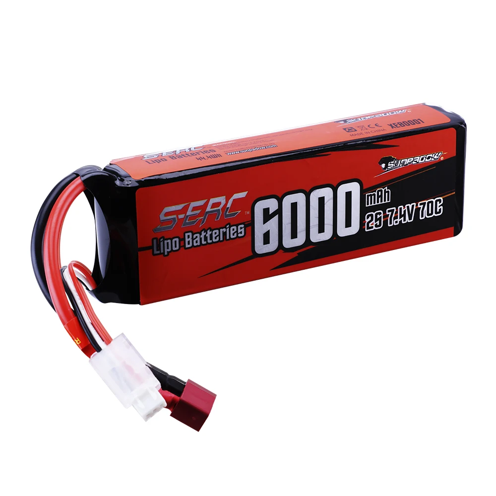 SUNPADOW 7.6V / 6000mAh / 100C リポバッテリー