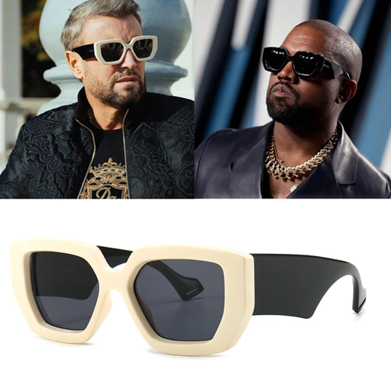 2020 New Fashion Luxury Brand Designer Oversized Square Sunglasses