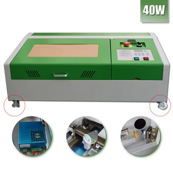 

NEW Update 40W CO2 Laser Cutter Laser Engraving Machine for Metal 300x200mm Laser Engraver Protable