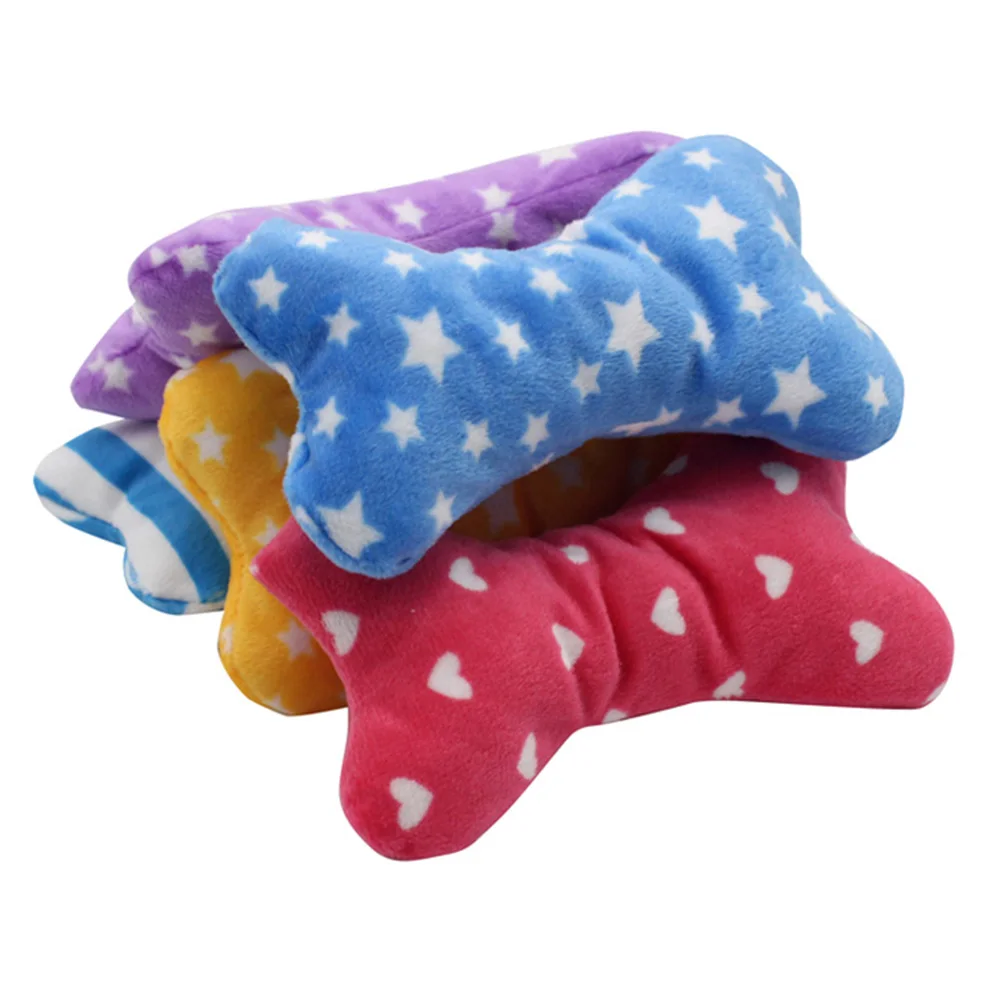 plush bone shaped dog toy