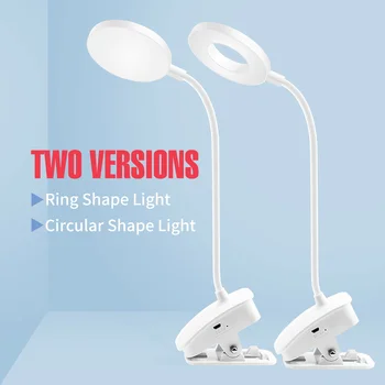 

USB 5V Portable Table Lamp LED Desk Light Desktop Read 3 Colors Adjustable Lights 1200mAh Battery Rechargeable Read Study Lamp