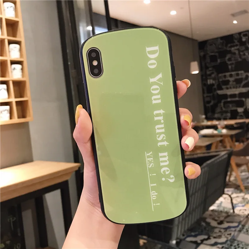 SY-52 Индивидуальный чехол для телефона из закаленного стекла для iPhone 11/11 Pro/11 Pro Max/XS/8 P, изогнутый защитный чехол для телефона - Цвет: SY-52