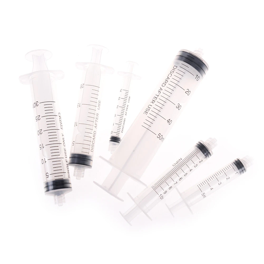 1PC Refilled Industrial Screw Type Hand Push Glue Industrial Dispensing Syringe 3ML 5ML 10ML 20ML 30ML 50ML Wholesale
