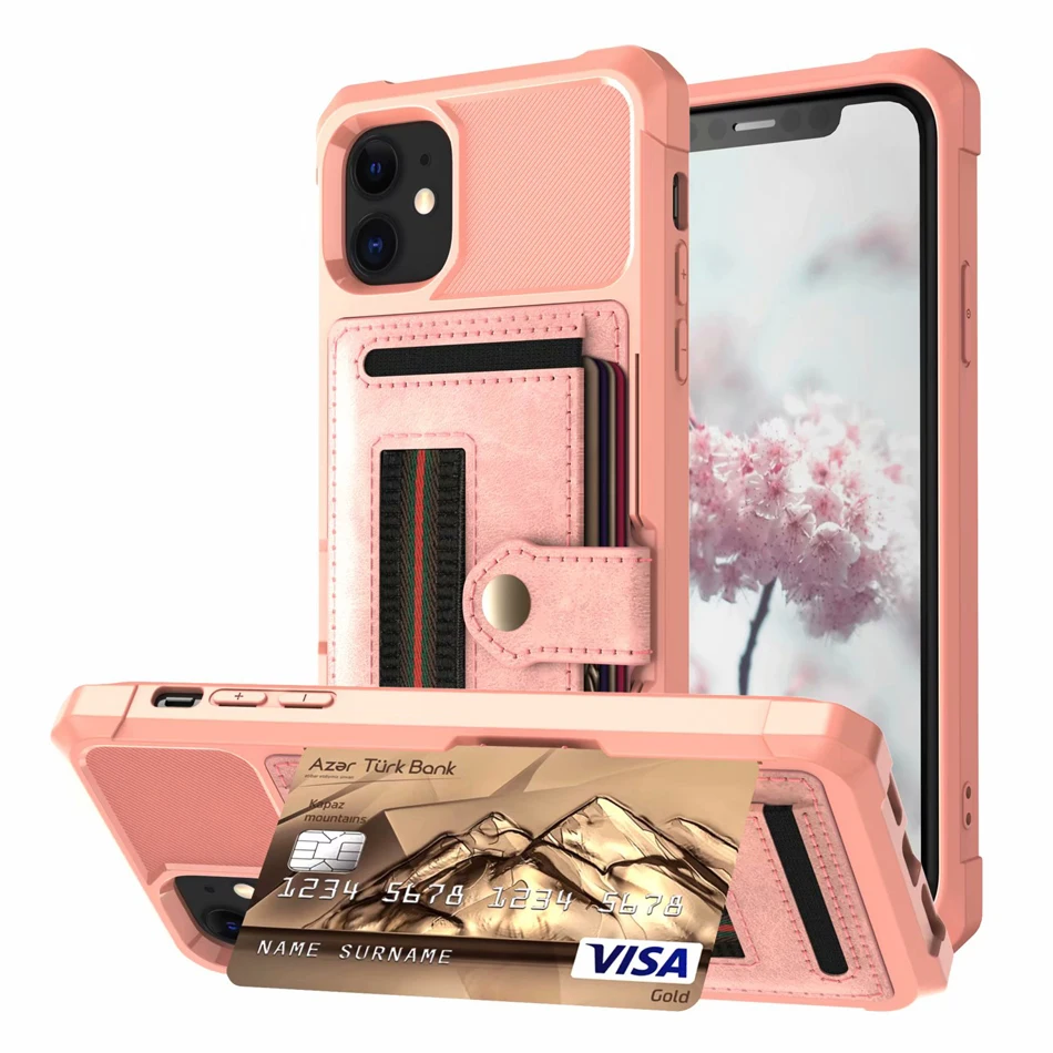 Роскошный чехол-кошелек Fundas для iPhone 11 Pro Max, чехол для iPhone 6, 6s, 8, 7 Plus, X, XR, XS MAX, кожаный чехол для задней панели телефона s Capinha Shell