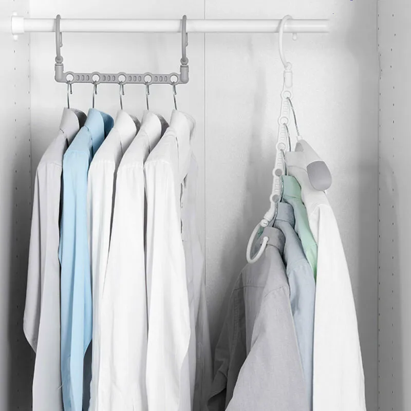 Newest Fashion Wonder Space Saving Magic Hanger Clothing Rack With Hook Closet Organizer Anti-skid Foldable Hangers