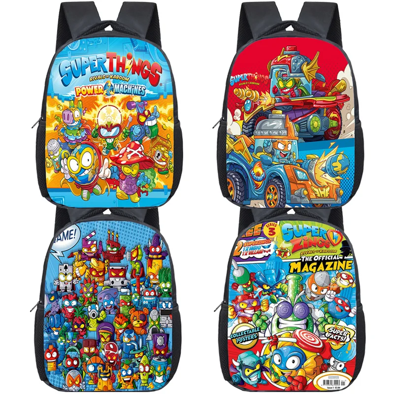Cartone Animato Super Zings Serie 7 Zaino Bambino Scuola Materna Borse Ragazzo Ragazza Super Things Borsa Per Libri Mini Zaino Per Bambini Mochila